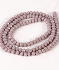 Opaque Glass Abacus beads 4X3MM (BE4230) Opaque Glass beads Thistle