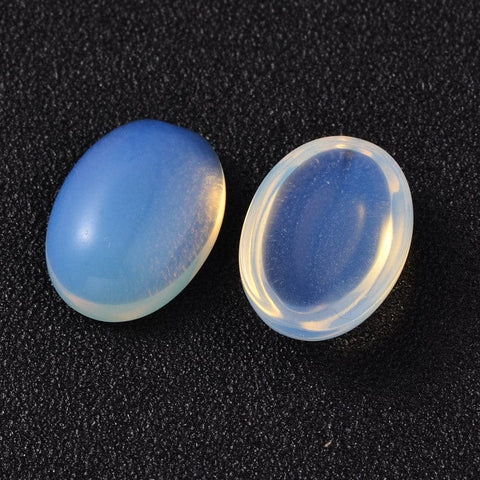 Oval Opalite Cabochons, AliceBlue Size: about 13mm wide, 18mm long Oval Opalite Cabochons, AliceBlue Size: about 13mm wide, 18mm long