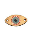 Oval Wooden Connector for March with Eye, 25x13mm Oval Wooden Connector for March with Eye, 25x13mm