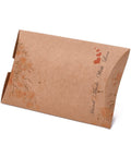 BURLYWOOD WITH HANDMADE Paper Pillow Boxes, 7.6x12.5cm Paper Pillow Boxes, 7.6x12.5cm