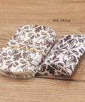 (BX6635D) WHITE / FLORAL (BX6635X) Paper Pillow Gift Boxes, 5.5X9.9cm  (5 PCS) (BX6635X) Paper Pillow Gift Boxes, 5.5X9.9cm  (5 PCS)