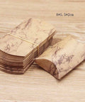 (BX6635B) BURLYWOOD (BX6635X) Paper Pillow Gift Boxes, 5.5X9.9cm  (5 PCS) (BX6635X) Paper Pillow Gift Boxes, 5.5X9.9cm  (5 PCS)