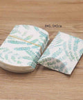 (BX6635A) WHITE/GREEN (BX6635X) Paper Pillow Gift Boxes, 5.5X9.9cm  (5 PCS) (BX6635X) Paper Pillow Gift Boxes, 5.5X9.9cm  (5 PCS)