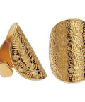 Phaistos ring 17mm, 24kt Gold Plated Phaistos ring 17mm, 24kt Gold Plated