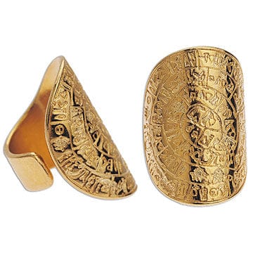 Phaistos ring 17mm, 24kt Gold Plated Phaistos ring 17mm, 24kt Gold Plated