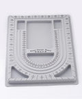 Plastic Bead Design Boards, Gray, 24X33cm BEAD BOARD