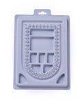 Plastic Bead Design Boards, Rectangle, Light Grey 23x15cm Plastic Bead Design Boards, Rectangle, Light Grey 23x15cm