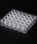 Plastic Beads containers with 30 grids. 13.5cm wide,16cm long Plastic Beads containers with 30 grids. Size:13.5cm wide,16cm long,3.5cm high,bottle: 26x29mm; 30pcs/box, the grid:2.6cm in diamemer,2.9cm high