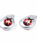 Plastic Imitation Pearl Beads, Teardrop with Ladybug, 20x15mm Plastic Imitation Pearl Beads, Teardrop with Ladybug, 20x15mm