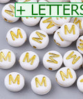 Plating Acrylic letters, Golden Enlaced, 7mm Hole 1.2MM Plating Acrylic letters, Golden Enlaced, 7mm Hole 1.2MM