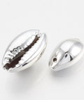 Platinum Colour Plated Cowrie Shell Pendants Platinum Colour Plated Cowrie Shell Pendants