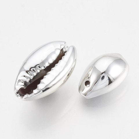 Platinum Colour Plated Cowrie Shell Pendants Platinum Colour Plated Cowrie Shell Pendants