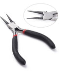 Polished Carbon Steel Jewelry Round Nose Pliers, 12.5cm Polished Carbon Steel Jewelry Round Nose Pliers, 12.5cm