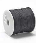 BLACK Polyester Beading and Macrame Cords, 0.8mm Polyester Beading and Macrame Cords, 0.8mm