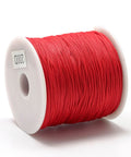 RED Polyester Beading and Macrame Cords, 0.8mm Polyester Beading and Macrame Cords, 0.8mm