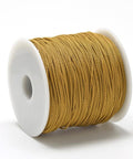 DARK GOLD ENROD Polyester Beading and Macrame Cords, 0.8mm Polyester Beading and Macrame Cords, 0.8mm