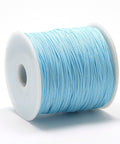 (PC7044-19) LIGHT SKY BLUE Polyester Beading and Macrame Cords, 0.8mm Polyester Beading and Macrame Cords, 0.8mm