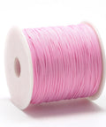 PEARL PINK Polyester Beading and Macrame Cords, 0.8mm Polyester Beading and Macrame Cords, 0.8mm