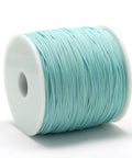 PALE TURQUOISE Polyester Beading and Macrame Cords, 0.8mm Polyester Beading and Macrame Cords, 0.8mm
