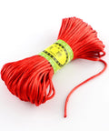RED (PC4442-10) Polyester Cord, 2mm ​​Polyester Cords,  Size: about 2mm wide