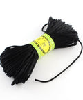 Black (PC4442C) Polyester Cord, 2mm ​​Polyester Cords,  Size: about 2mm wide