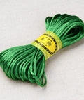 GREEN (PC4442-13) Polyester Cord, 2mm ​​Polyester Cords,  Size: about 2mm wide