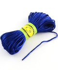 DARK BLUE Polyester Cord, 2mm ​​Polyester Cords,  Size: about 2mm wide