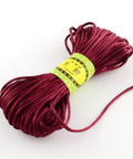 ROSY BROWN (PC4442F) Polyester Cord, 2mm ​​Polyester Cords,  Size: about 2mm wide