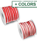 Polyester Flat Cord RED/WHITE 5mm Polyester Flat Cord RED/WHITE 5mm