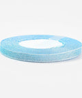 SKY BLUE Polyester Organza Ribbon, Glitter Metallic,10mm Polyester Organza Ribbon, Glitter Metallic,10mm