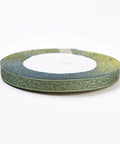 SLATE GREY Polyester Organza Ribbon, Glitter Metallic,10mm Polyester Organza Ribbon, Glitter Metallic,10mm