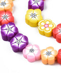 Polymer Clay Beads, Flower, Colorful 8~10.5mm Polymer Clay Beads, Flower, Colorful 8~10.5mm