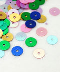 (PP7023A) Plastic Paillette/Sequins Beads, Mixed 6mm (20 GMS) (PP7023A) Plastic Paillette/Sequins Beads, Mixed 6mm (20 GMS)