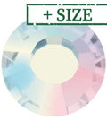 Preciosa M.C. Flatback Crystal  AB (Sizes 16SS to 48SS) Preciosa M.C. Flatback Crystal  AB (Sizes 16SS to 48SS)