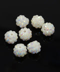 (RB4068) Resin Beads white 12mm (8 PCS) (RB4068) Resin Beads white 12mm (8 PCS)