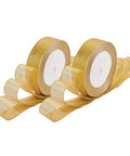 (RC7017-JC) GOLD (RC7017-X) Glitter Metallic Ribbon, Sparkle Ribbon, 25mm wide (23 mets) (RC7017-X) Glitter Metallic Ribbon, Sparkle Ribbon, 25mm wide (23 mets)
