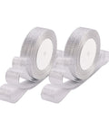 (RC7017-YC) SILVER (RC7017-X) Glitter Metallic Ribbon, Sparkle Ribbon, 25mm wide (23 mets) (RC7017-X) Glitter Metallic Ribbon, Sparkle Ribbon, 25mm wide (23 mets)