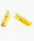 (RE3751) Brass Terminators Golden (4 pieces) (RE3751) Brass Terminators Golden (4 pieces)