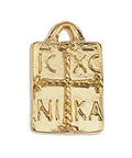 24KT Gold Plated Religious symbol pendant 16X26MM (2 PCS) Religious symbol pendant 16X26MM (2 PCS)