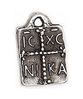 (GQR7071B) SILVER ANTIQUE Religious symbol pendant 16X26MM (2 PCS) Religious symbol pendant 16X26MM (2 PCS)