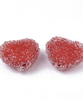 (RH7253-01) Resin with Crystal Rhinestone, Heart, Red 22mm (2 PCS) (RH7253-01) Resin with Crystal Rhinestone, Heart, Red 22mm (2 PCS)