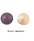 AMETHYST (PZ-RV14-ATDF) RIVOLI MXM 14MM FASHION STONE (& COLORS) (PZ-RV14-X) RIVOLI MXM 14MM FASHION STONE (& COLORS)