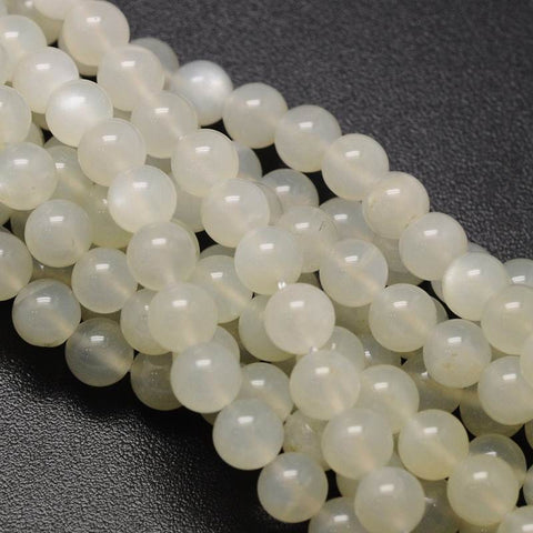 Round Natural Moonstone Bead Strands, Grade A, 6mm Round Natural Moonstone Bead Strands, Grade A, 6mm