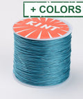 Round Waxed Polyester Cords, 0.5mm 106 meter spool Round Waxed Polyester Cords, 0.5mm 106 meter spool