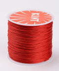 DARK RED Round Waxed Polyester Cords, 0.5mm 106 meter spool Round Waxed Polyester Cords, 0.5mm 106 meter spool
