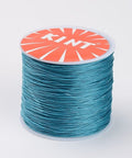 DARK CYAN Round Waxed Polyester Cords, 0.5mm 106 meter spool Round Waxed Polyester Cords, 0.5mm 106 meter spool