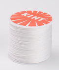 WHITE Round Waxed Polyester Cords, 0.5mm 106 meter spool Round Waxed Polyester Cords, 0.5mm 106 meter spool