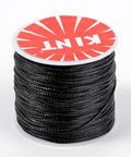 BLACK Round Waxed Polyester Cords, 0.5mm 106 meter spool Round Waxed Polyester Cords, 0.5mm 106 meter spool