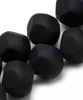 Rubberized Style Acrylic Beads, Bicone , Black 25MM Rubberized Style Acrylic Beads, Bicone , Black Size: about 25mm in diameter, 23mm thick, hole: 3mm