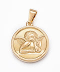 (SA6830A) 304 Stainless Steel Angel Pendants, Golden 29mm long (1 PC) (SA6830A) 304 Stainless Steel Angel Pendants, Golden 29mm long (1 PC)